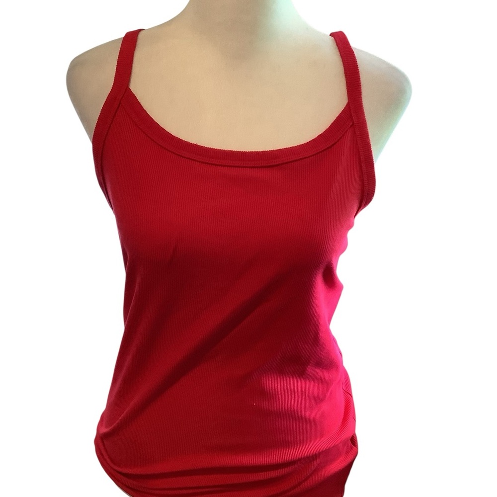 No Boundaries Ribbed Tank Top in Bold Red Brand New Never Worn 🖤